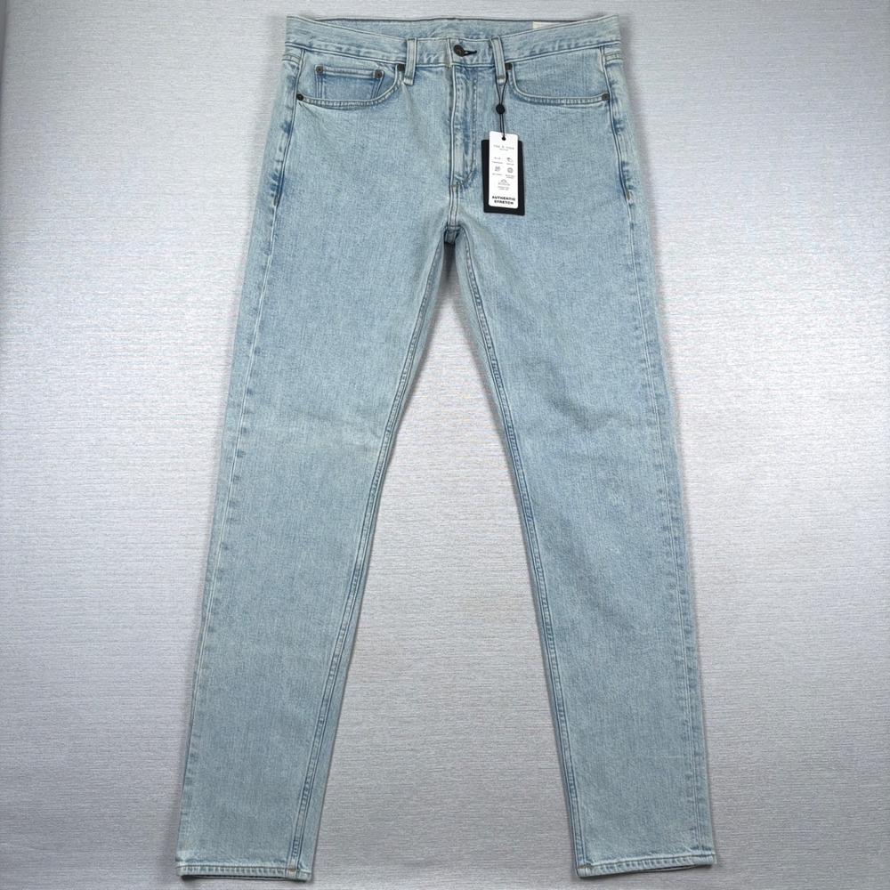 Rag & Bone Ethan Fit 2 Slim Jeans Mens 33x32 Blue Cotton Stretch NEW